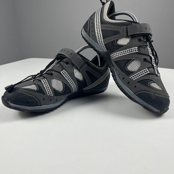 Garneau terra lite HRS-80 women cycling shoes gray black size eu 43 us 11.5 - Picture 6 of 8